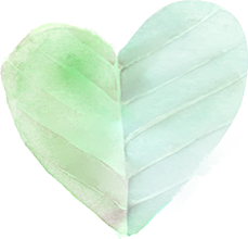Heart waterverf